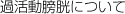 過活動膀胱について